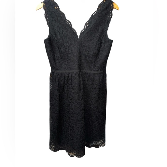 LOFT BLACK LACE DRESS SIZE 4 NWT - Picture 6 of 8